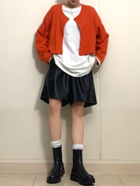 「BASQUE magenta（バスクマゼンタ）のアイテム」を使った、ａｒｉさん（レディース・157cm）の冬コーディネート