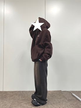 「アイテム（パーカー）」を使った、i0q7さん（レディース・152cm）の秋コーディネート