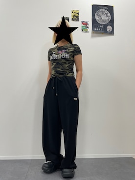 「アイテム（スウェットパンツ）」を使った、i0q7さん（レディース・152cm）の秋コーディネート