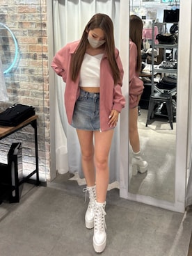 yunaさん（レディース・156cm）の冬コーディネート