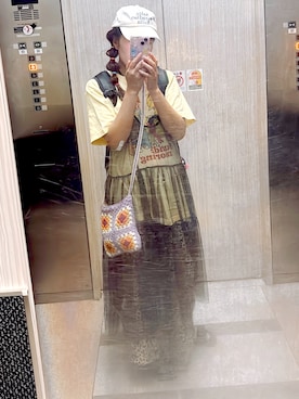 「アイテム（その他トップス）」を使った、yuka777maさん（レディース・165cm）の夏コーディネート