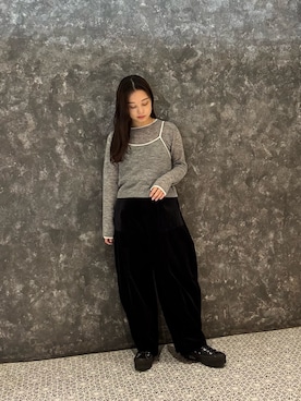 「レイヤードstyle」｜takamaさん（レディース・155cm）の秋コーディネート