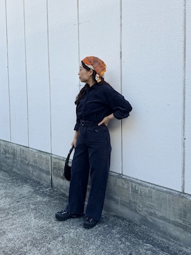 「アイテム（財布/小物）」を使った、takamaさん（レディース・155cm）の秋コーディネート