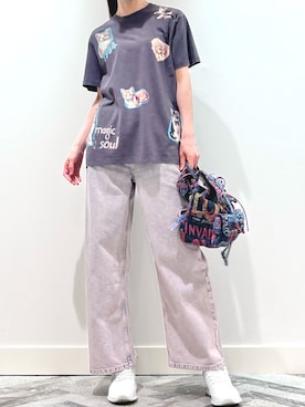 Desigual 神戸阪急 STAFFさん（レディース・170cm）の夏コーディネート