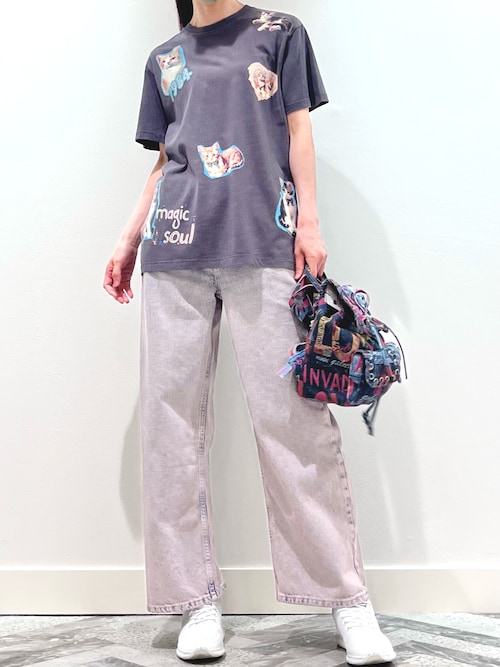 グラフィティプリントリボンバックパック リュック（バックパック