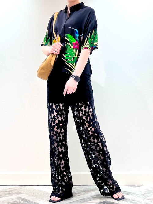 Desigual ブラウス シャツ トロピカルパラダイス ハワイシャツ