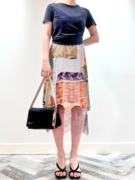 「Desigual（デシグアル）のアイテム（ワンピース/ドレス）」を使った、Desigual 神戸阪急 STAFFさん（レディース・168cm）の夏コーディネート