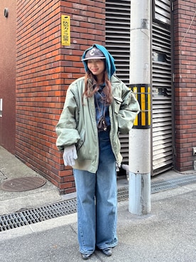 akariさん（レディース・157cm）の冬コーディネート