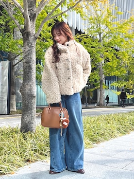 「RODE SKO（ロデスコ）のアイテム」を使った、akariさん（レディース・157cm）の秋コーディネート