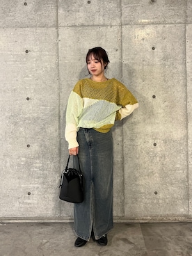 「ニットコーデ」｜akariさん（レディース・157cm）の秋コーディネート