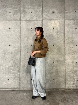 「アイテム（その他アウター）」を使った、akariさん（レディース・157cm）の秋コーディネート