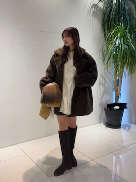 「ガーリーコーデ」｜akariさん（レディース・157cm）の秋コーディネート