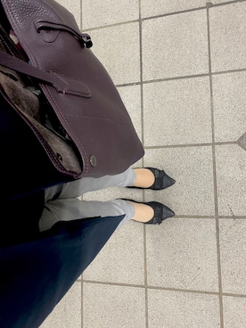 「シンブルスタイル」｜Rieko Youさん（レディース・166cm）の冬コーディネート