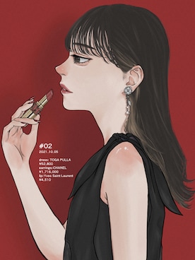 「TOGA PULLA（トーガ　プルラ）のアイテム（ワンピース/ドレス）」を使った、takuya seki イラストレーターさん（レディース・162cm）の秋コーディネート