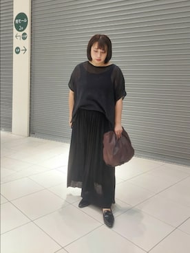 「骨ストコーデ」｜nar18さん（レディース・156cm）の秋コーディネート