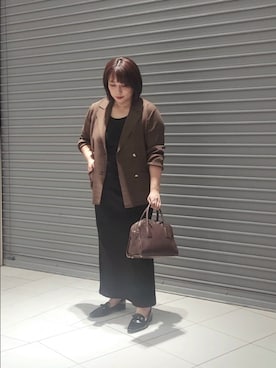 「アイテム（テーラードジャケット）」を使った、nar18さん（レディース・156cm）の夏コーディネート
