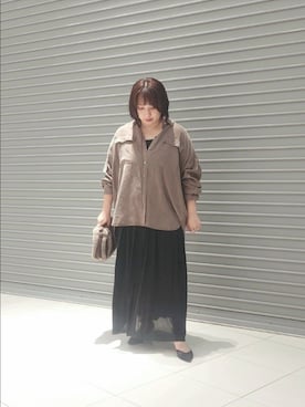 「骨スト×低身長」｜「アイテム（パンプス）」を使った、nar18さん（レディース・156cm）の夏コーディネート