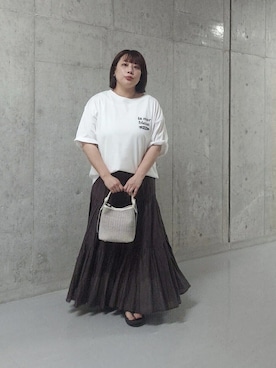 nar18さん（レディース・156cm）の夏コーディネート