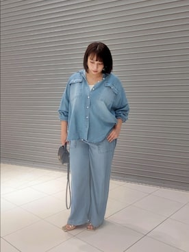 「手洗いＯＫ」｜nar18さん（レディース・156cm）の夏コーディネート