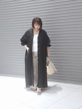 nar18さん（レディース・156cm）の夏コーディネート