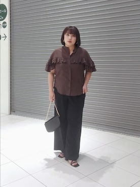 「骨ストレート」｜nar18さん（レディース・156cm）の夏コーディネート