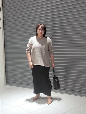 「骨スト×低身長」｜「アイテム（パンプス）」を使った、nar18さん（レディース・156cm）の夏コーディネート