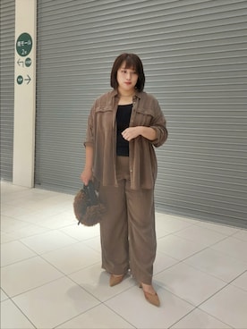 「RIVE DROITE（リヴドロワ）のアイテム（パンプス）」を使った、nar18さん（骨格ストレート・レディース・156cm）の秋コーディネート