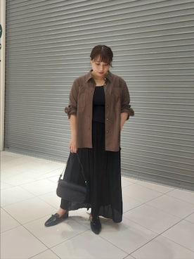 「アイテム（その他アウター）」を使った、nar18さん（レディース・156cm）の秋コーディネート