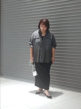 「骨スト×低身長」｜「アイテム（パンプス）」を使った、nar18さん（レディース・156cm）の夏コーディネート