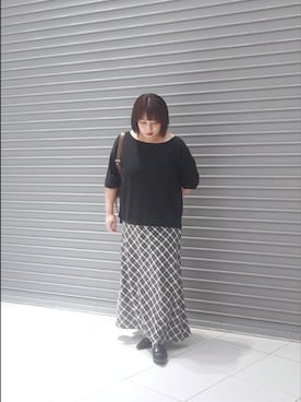「156cm女子」｜nar18さん（レディース・156cm）の夏コーディネート