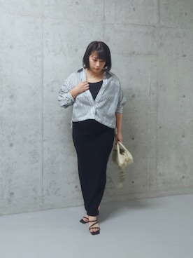 「スタイルアップ」｜nar18さん（レディース・156cm）の夏コーディネート
