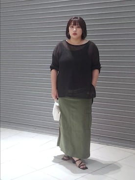 「おとなコーデ」｜nar18さん（レディース・156cm）の夏コーディネート
