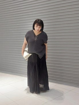「156cm女子」｜nar18さん（レディース・156cm）の夏コーディネート