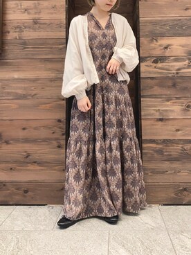 「URBAN RESEARCH Sonny Label（アーバンリサーチサニーレーベル）のアイテム（ブルゾン）」を使った、アコさん（レディース・148cm）の春コーディネート