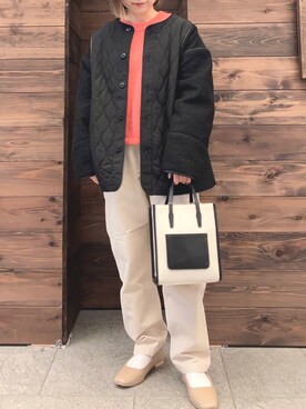 「URBAN RESEARCH Sonny Label（アーバンリサーチサニーレーベル）のアイテム（ブルゾン）」を使った、アコさん（レディース・148cm）の冬コーディネート