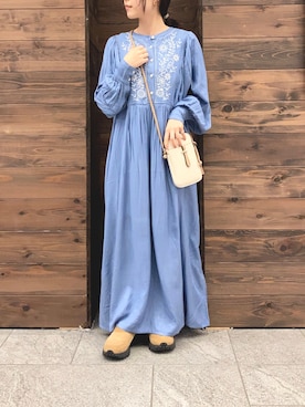 「URBAN RESEARCH Sonny Label（アーバンリサーチサニーレーベル）のアイテム（ワンピース/ドレス）」を使った、アコさん（レディース・148cm）の春コーディネート