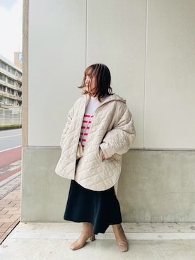 「ヴィオラドーロ」｜IKUMIさん（レディース・153cm）の秋コーディネート