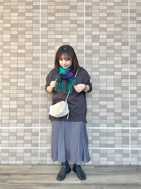 IKUMIさん（レディース・153cm）の冬コーディネート