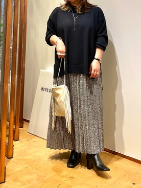 「セット販売」｜IKUMIさん（レディース・153cm）の秋コーディネート