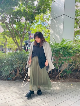 「ヤヌーク」｜IKUMIさん（レディース・153cm）の夏コーディネート