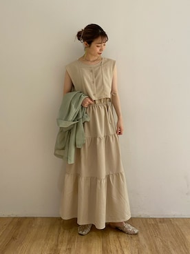 washikitaさん（レディース・153cm）の夏コーディネート