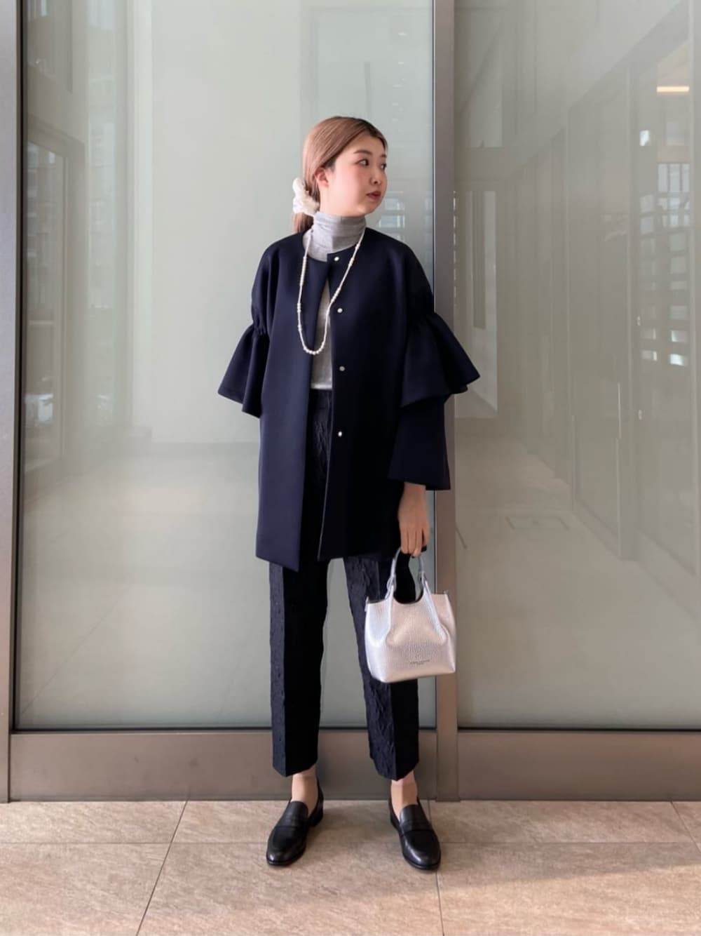 SPONGY フレアスリーブ コートを使った人気ファッションコーディネート