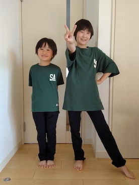 「SMITH'S（スミス）のアイテム」を使った、coenなるせさん（キッズ・143cm）の春コーディネート