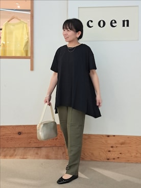 「coen」｜coenなるせさん（レディース・157cm）の春コーディネート