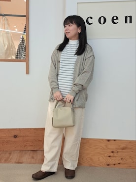 「coen」｜coenなるせさん（レディース・157cm）の春コーディネート