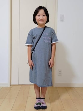 「coen（コーエン）のアイテム」を使った、coenなるせさん（キッズ・155cm）の夏コーディネート