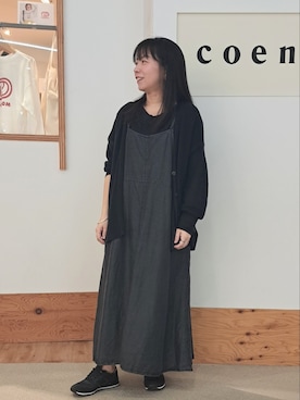 「いつもありがとうございます」｜「アイテム（ワンピース/ドレス）」を使った、coenなるせさん（レディース・157cm）の春コーディネート