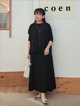 coenなるせさん（レディース・157cm）の春コーディネート