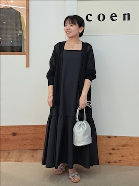 「いつもありがとうございます」｜「アイテム（ワンピース/ドレス）」を使った、coenなるせさん（レディース・157cm）の夏コーディネート