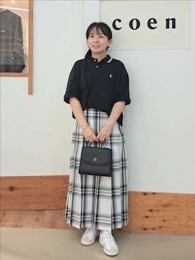 「PUMA（プーマ）のアイテム」を使った、coenなるせさん（骨格ストレート・レディース・157cm）の夏コーディネート